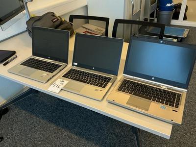 Overview picture of HP Elitebook laptop (3x)